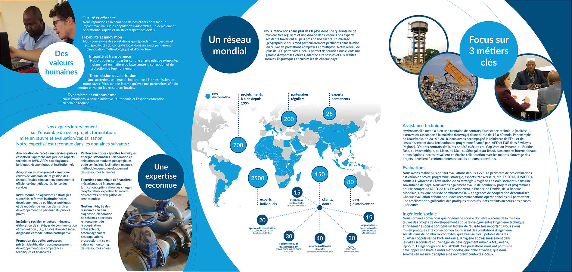 Hydroconseil: French brochure spread, page 2
