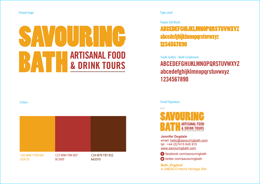 Savouring Bath - Identity